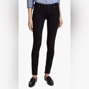 Paige Verdugo Ultra Skinny jeans in Black Shadow size 25